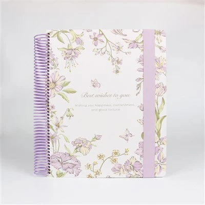 A4 Sprial Notebook Secret Floral Message Seven-Split Pages Artistic Style High Appearance Quality Gift Box A4 Sprial Notebook Secret Floral Message Seven-Split Pages Artistic Style High Appearance Quality Gift Box